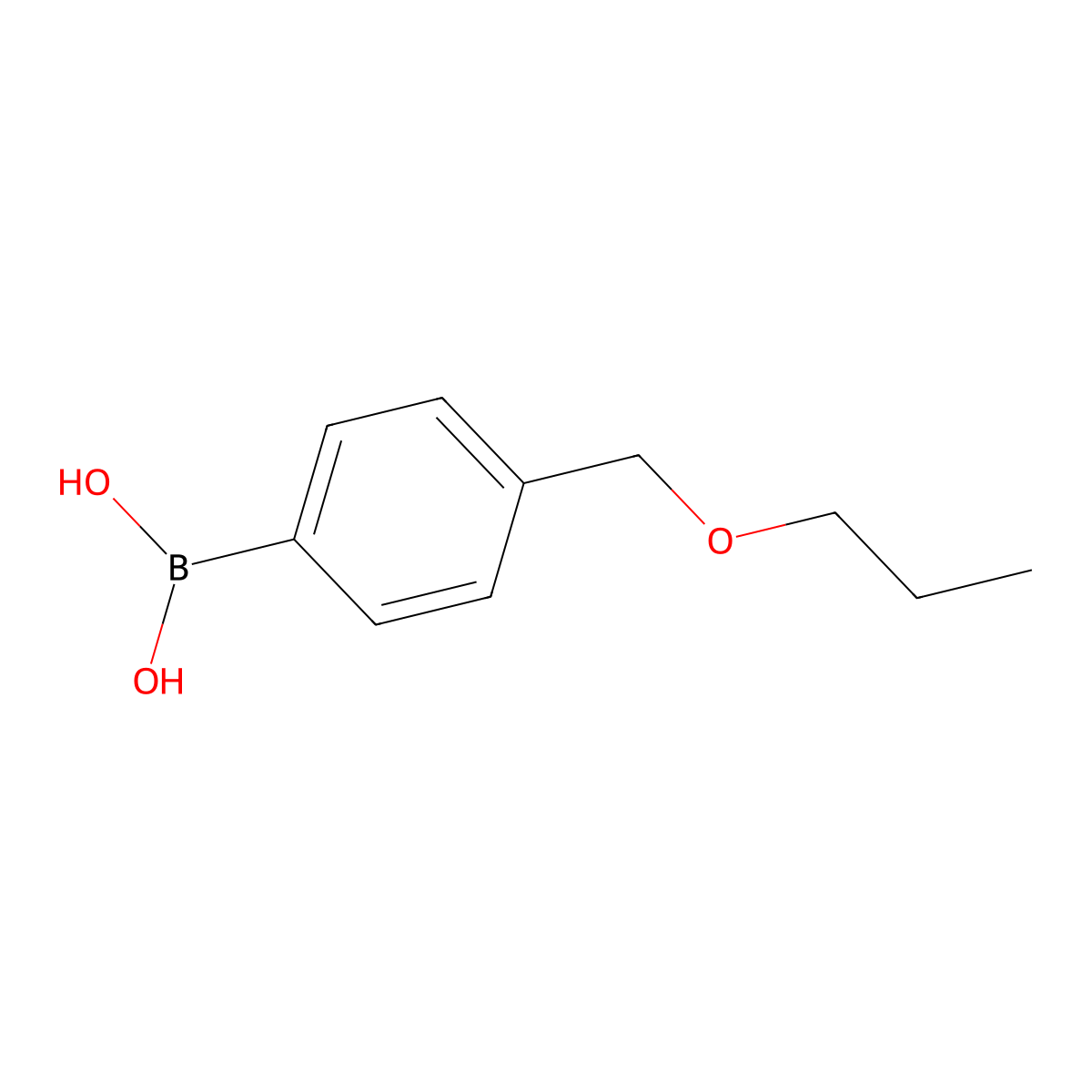 (4-(Propoxymethyl)phenyl)boronic acid molecular structure, CAS 160061-48-3