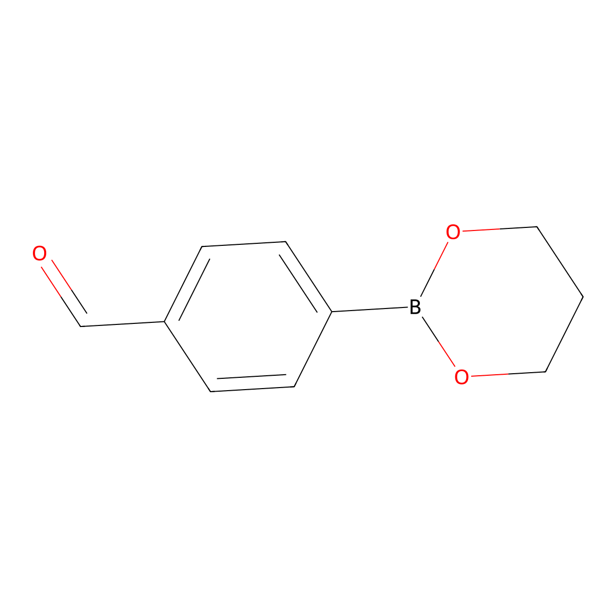 4-(1,3,2-Dioxaborinan-2-yl)benzaldehyde molecular structure, CAS 160068-88-2
