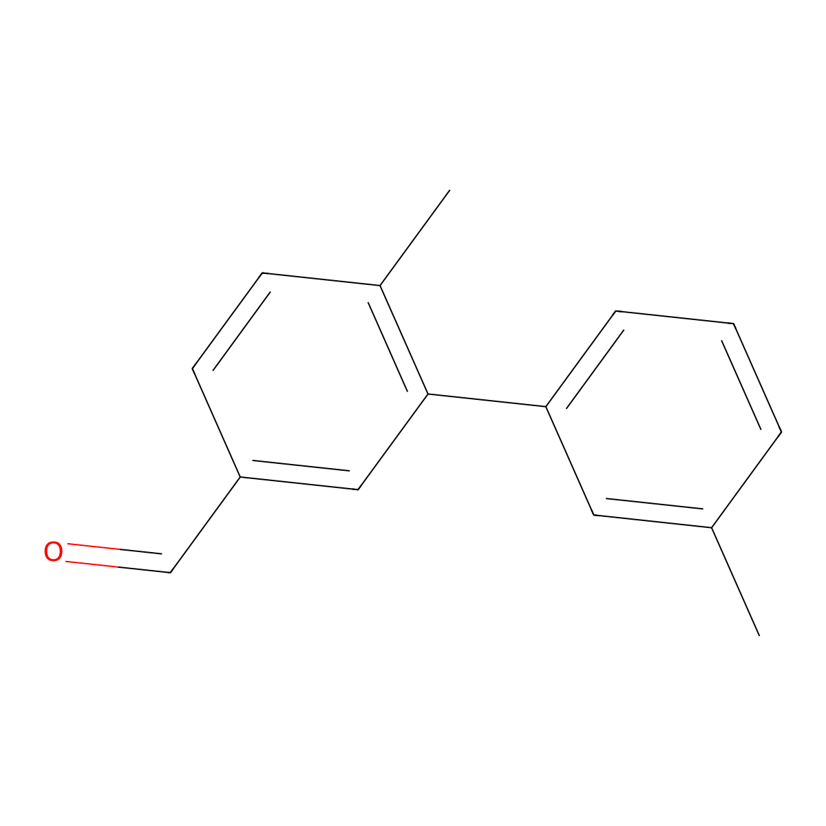 3',6-Dimethyl[1,1'-biphenyl]-3-carboxaldehyde molecular structure, CAS 1600857-82-6