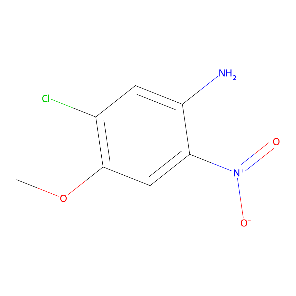 5-Chloro-4-methoxy-2-nitroaniline molecular structure, CAS 160088-54-0