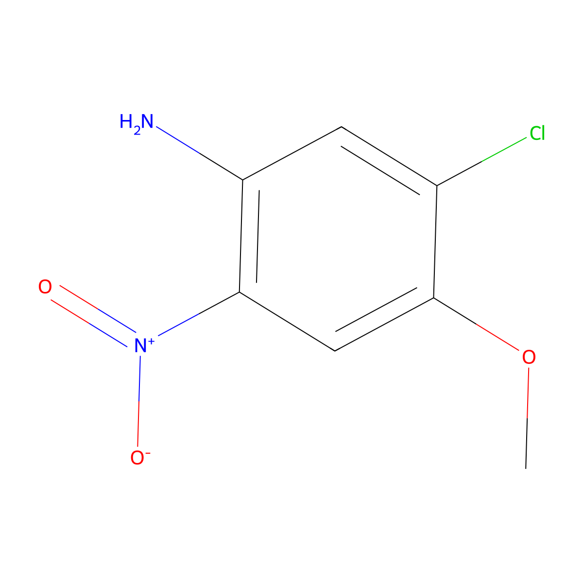 5-Chloro-4-methoxy-2-nitroaniline molecular structure, CAS 160088-54-0