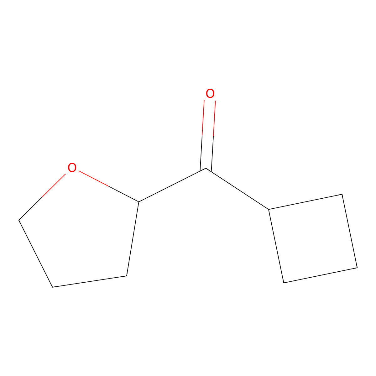 2-Cyclobutanecarbonyloxolane molecular structure, CAS 1600972-63-1