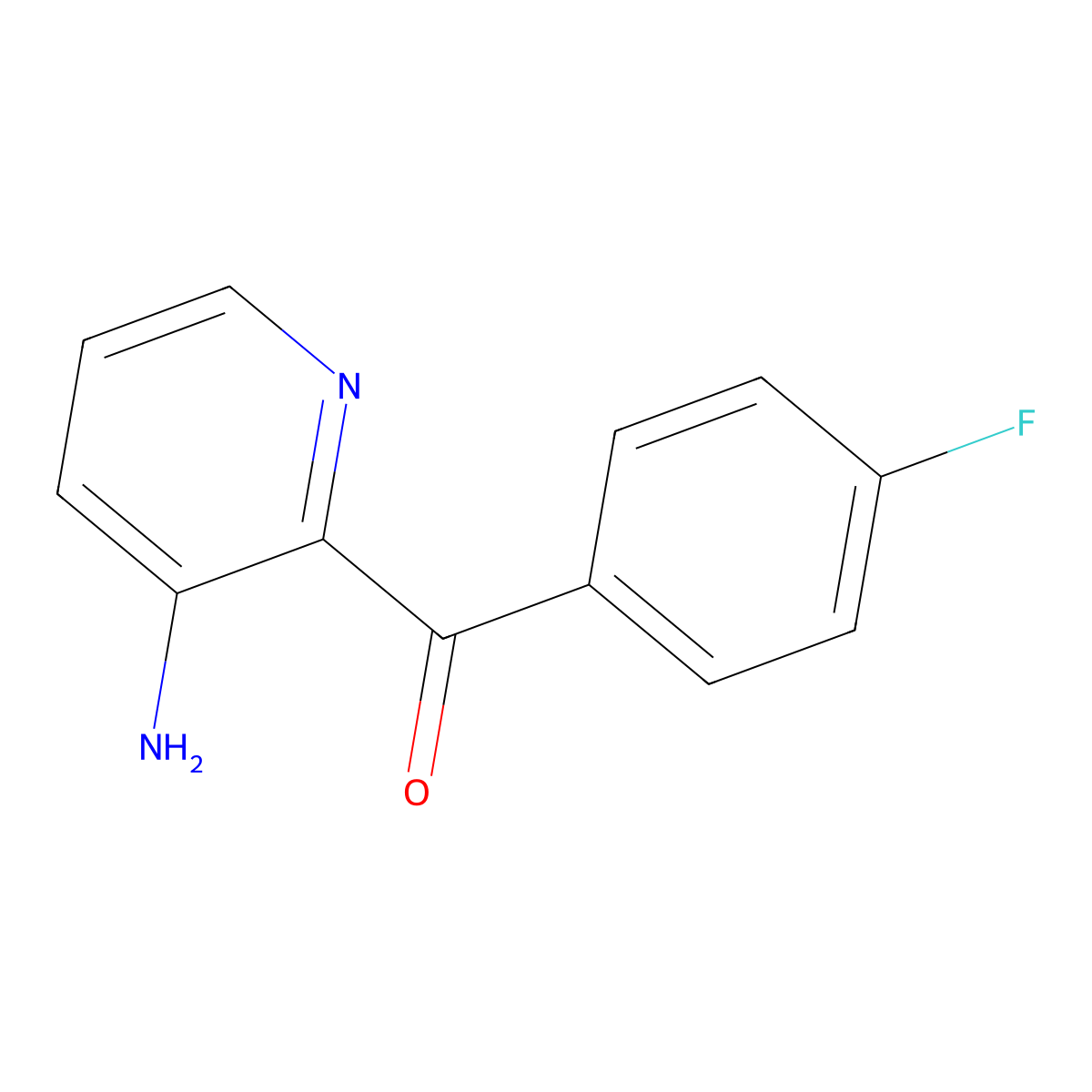 2-(4-Fluorobenzoyl)pyridin-3-amine molecular structure, CAS 1600982-28-2