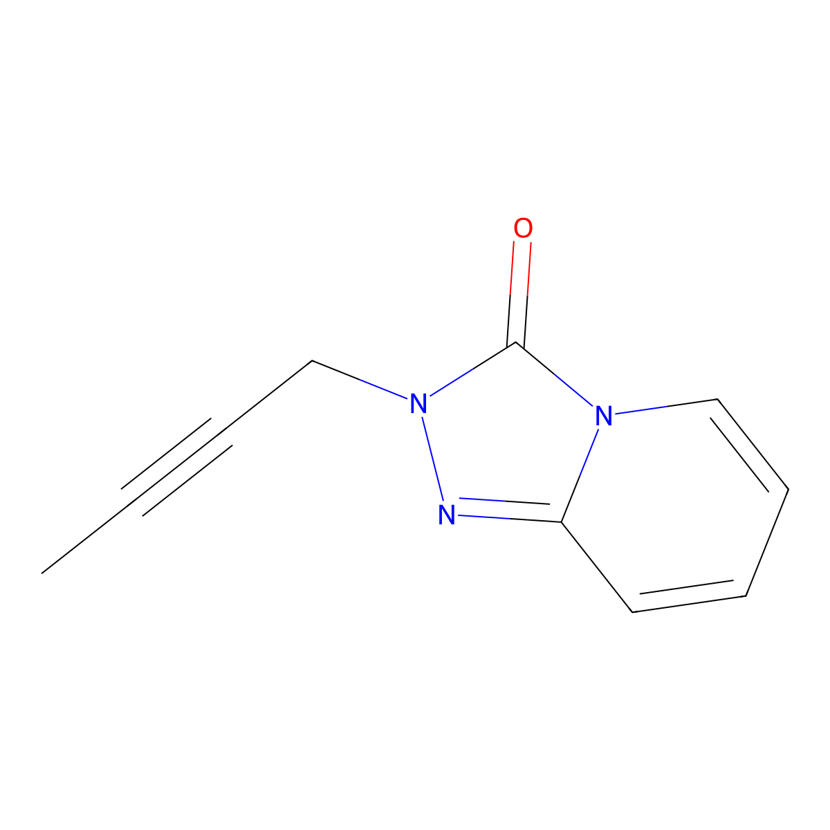 2-(but-2-yn-1-yl)-2H,3H-[1,2,4]triazolo[4,3-a]pyridin-3-one molecular structure, CAS 1600983-90-1