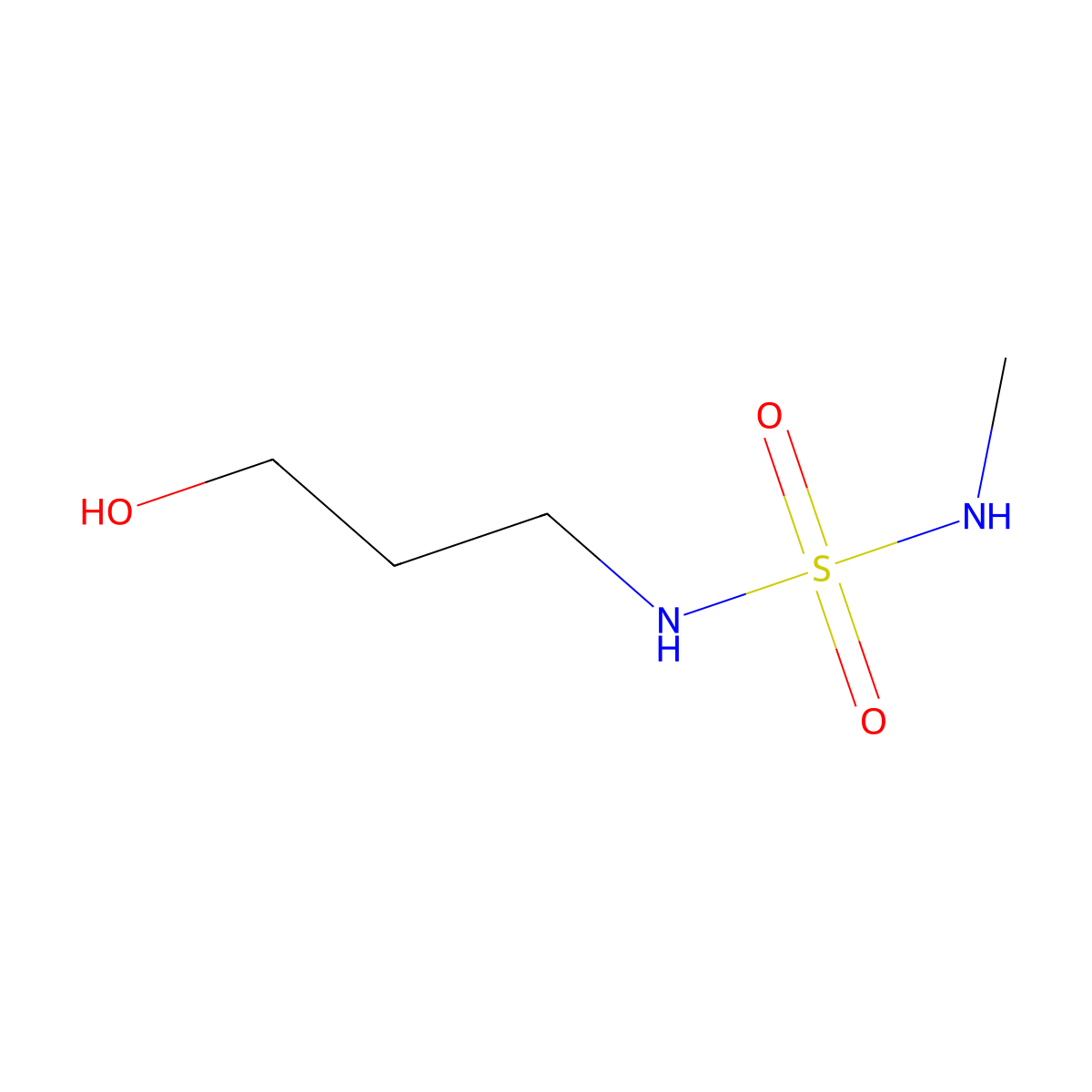 (3-Hydroxypropyl)(methylsulfamoyl)amine molecular structure, CAS 1601218-23-8