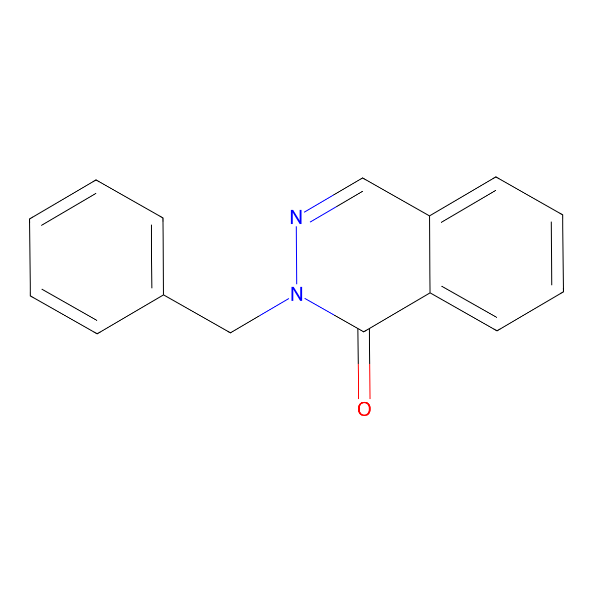 2-Benzyl-1-phthalazinone molecular structure, CAS 16015-60-4