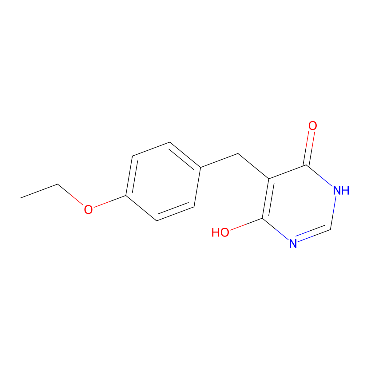 5-(4-Ethoxybenzyl)-4,6-pyrimidinediol molecular structure, CAS 16015-99-9