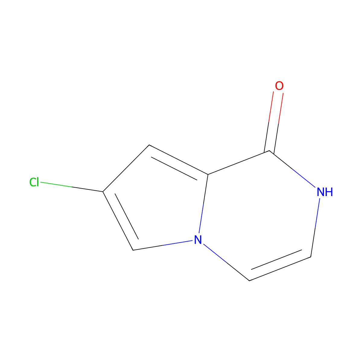 7-Chloro-1h,2h-pyrrolo[1,2-a]pyrazin-1-one molecular structure, CAS 1601830-13-0