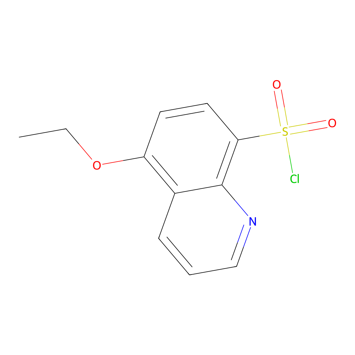 5-Ethoxyquinoline-8-sulfonyl chloride molecular structure, CAS 1601877-87-5
