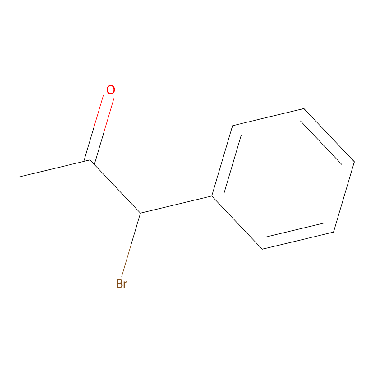 2-Propanone, 1-bromo-1-phenyl- molecular structure, CAS 160189-81-1