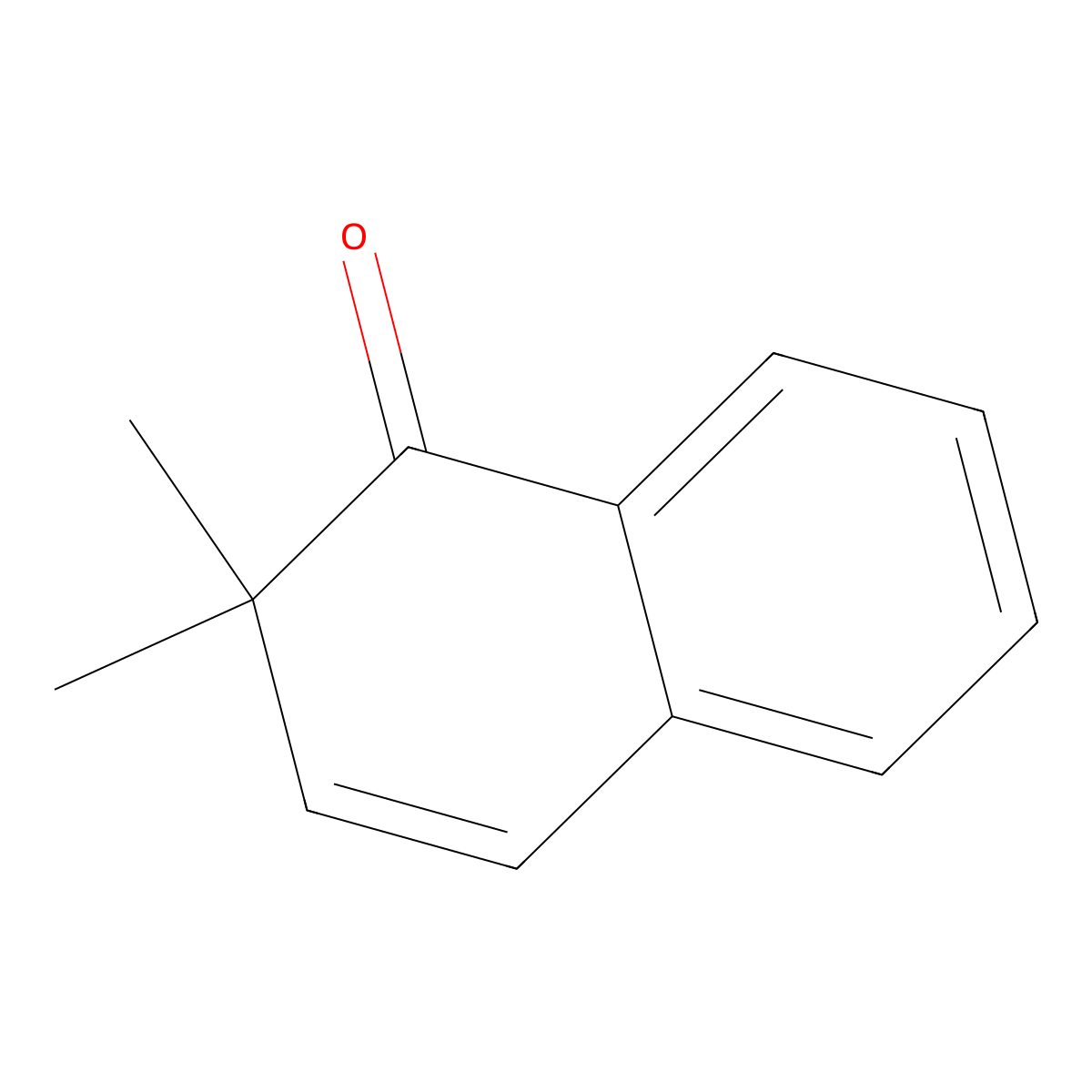 2,2-Dimethyl-1,2-dihydronaphthalen-1-one molecular structure, CAS 16020-15-8