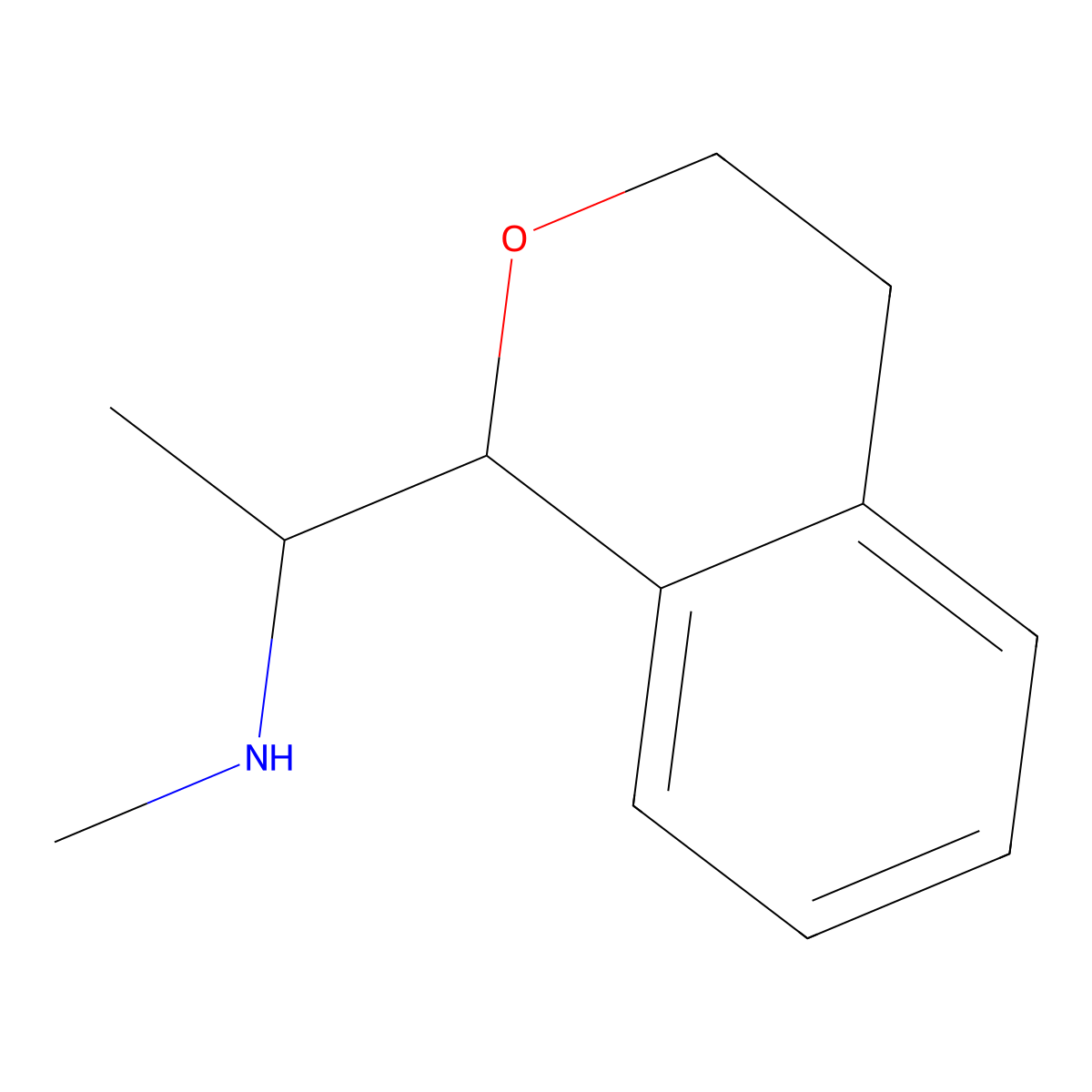 [1-(3,4-dihydro-1H-2-benzopyran-1-yl)ethyl](methyl)amine molecular structure, CAS 1602051-41-1