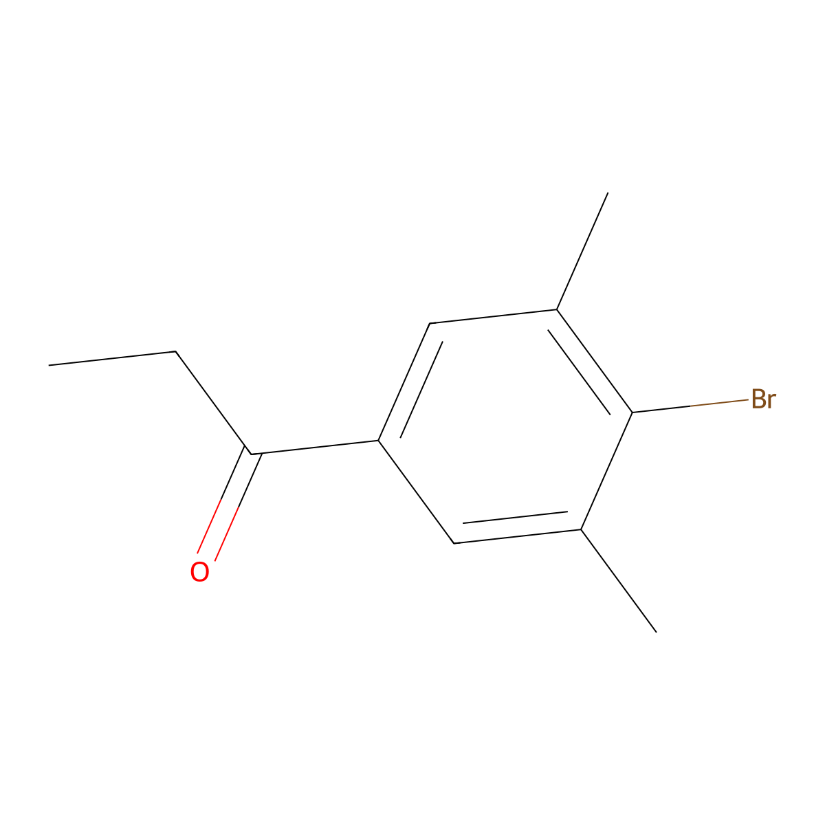 1-(4-Bromo-3,5-dimethylphenyl)propan-1-one molecular structure, CAS 1602131-45-2
