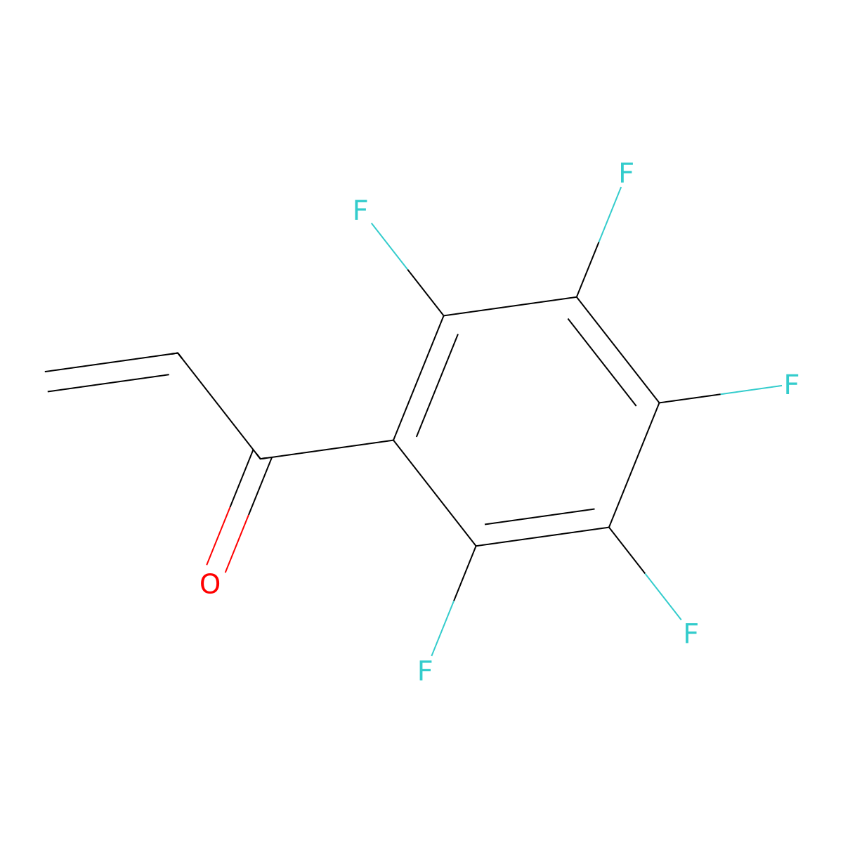 1-(Pentafluorophenyl)prop-2-en-1-one molecular structure, CAS 1602187-24-5