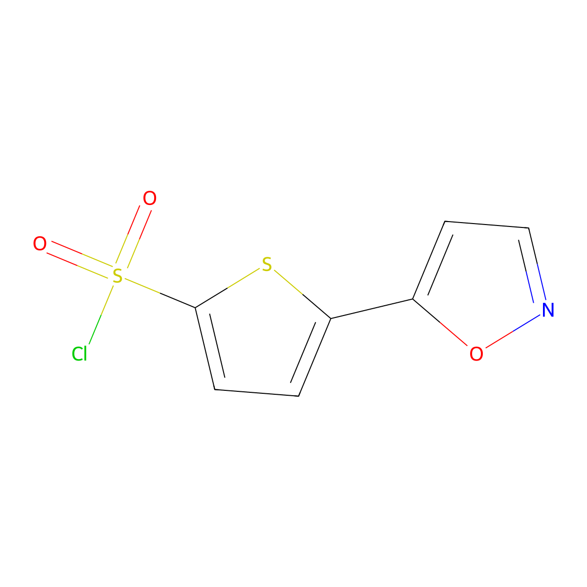 5-Isoxazol-5-ylthiophene-2-sulfonyl chloride molecular structure, CAS 160233-27-2