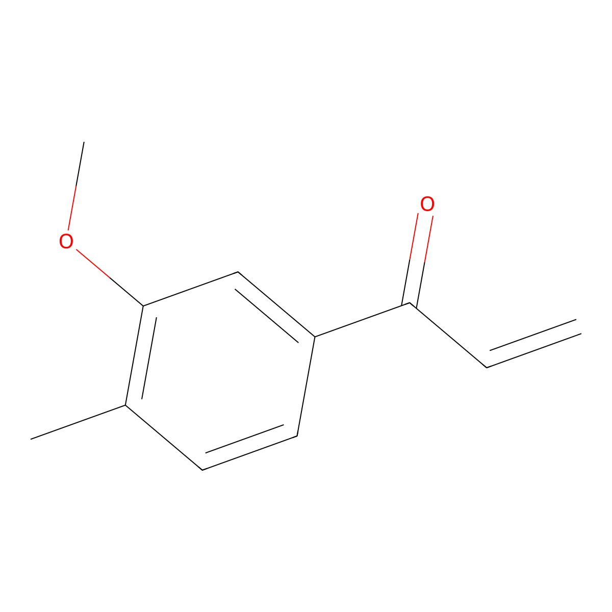 1-(3-Methoxy-4-methylphenyl)prop-2-en-1-one molecular structure, CAS 1602365-50-3