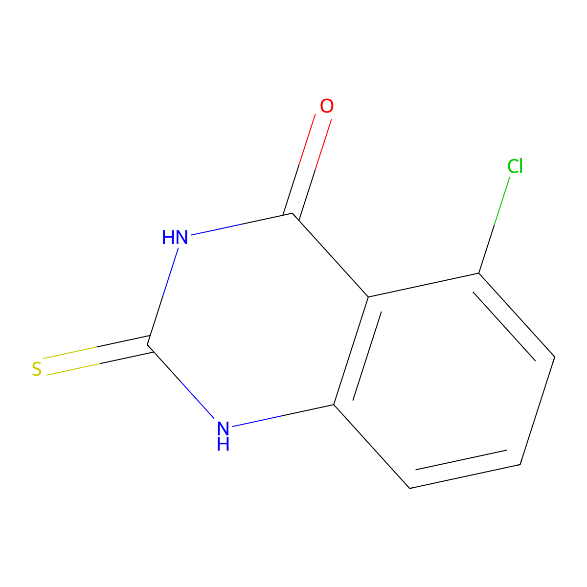 5-Chloro-2-sulfanylidene-1H-quinazolin-4-one molecular structure, CAS 1602392-33-5