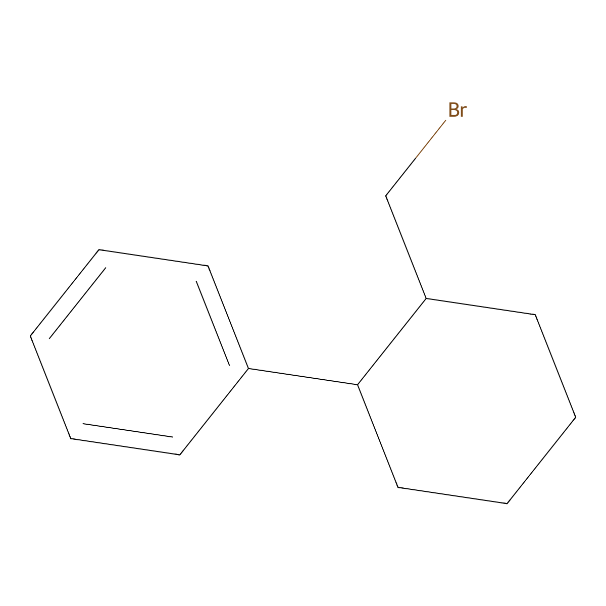 [2-(Bromomethyl)cyclohexyl]benzene molecular structure, CAS 1602395-31-2
