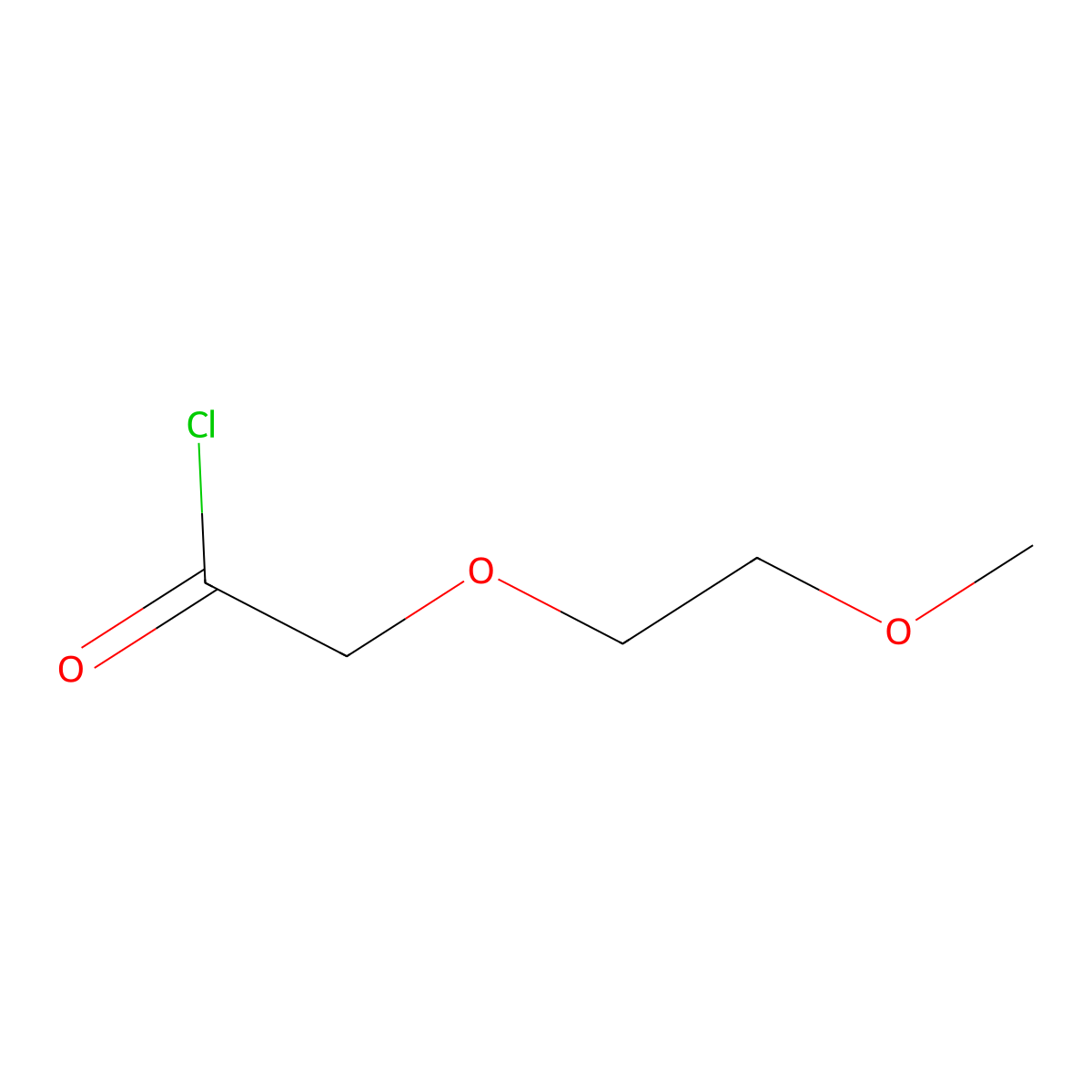 2-(2-Methoxyethoxy)acetyl chloride molecular structure, CAS 16024-55-8