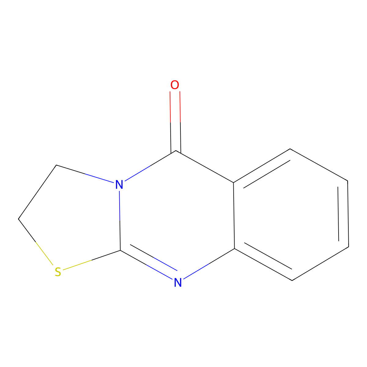 2,3-Dihydro-5H-[1,3]thiazolo[2,3-b]quinazolin-5-one molecular structure, CAS 16024-88-7