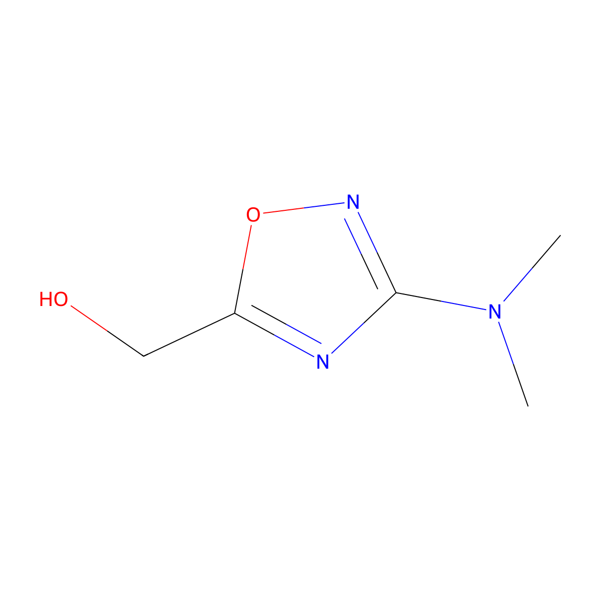 [3-(Dimethylamino)-1,2,4-oxadiazol-5-yl]methanol molecular structure, CAS 1602419-10-2