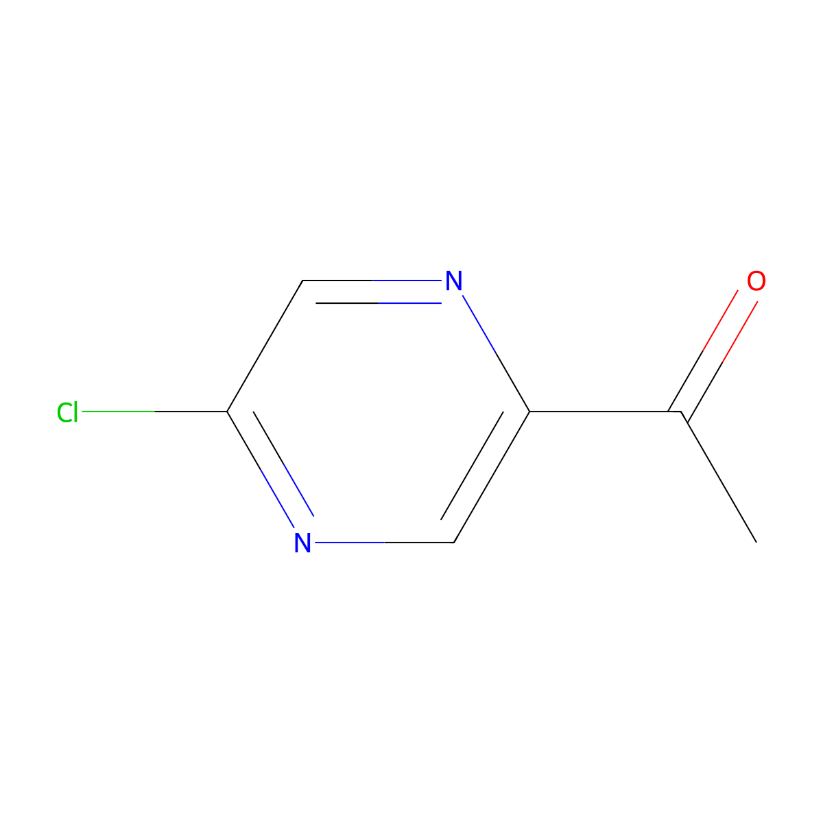 1-(5-Chloropyrazin-2-yl)ethanone molecular structure, CAS 160252-31-3