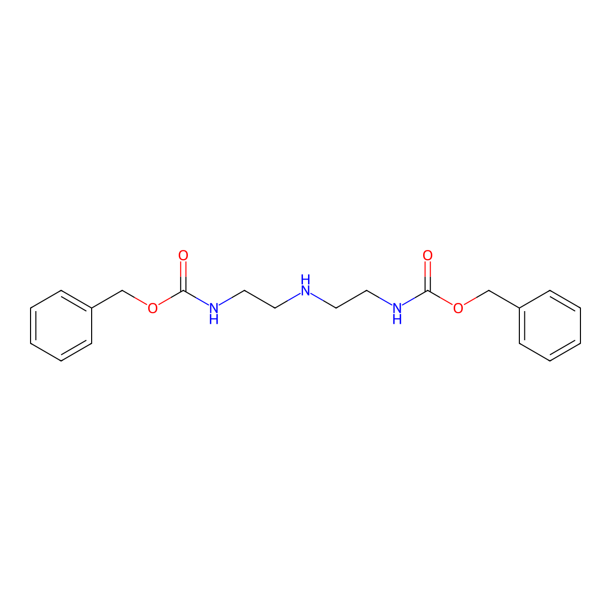 N,N''-Di-Z-diethylenetriamine molecular structure, CAS 160256-75-7