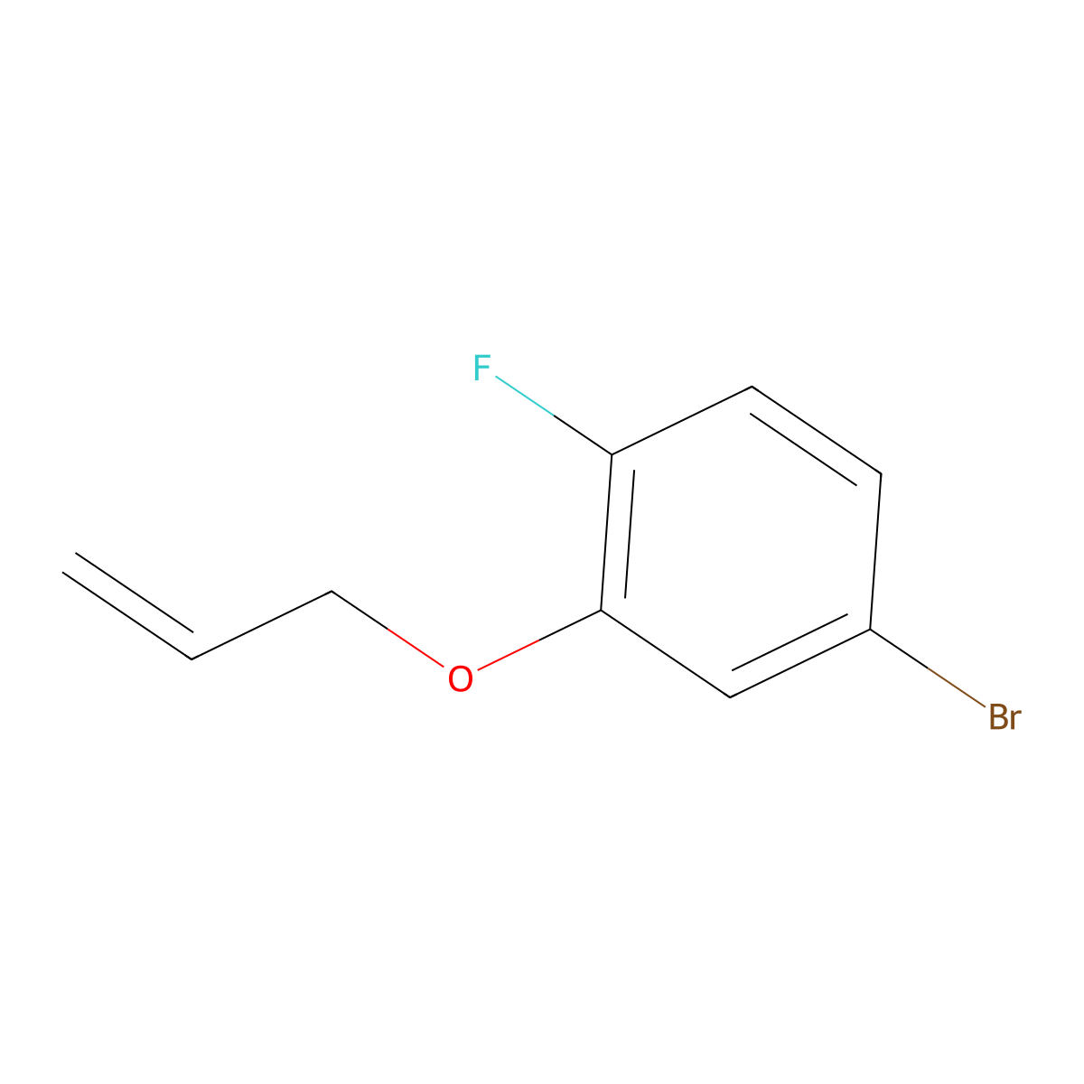1-Bromo-3-allyloxy-4-fluorobenzene molecular structure, CAS 1602587-92-7