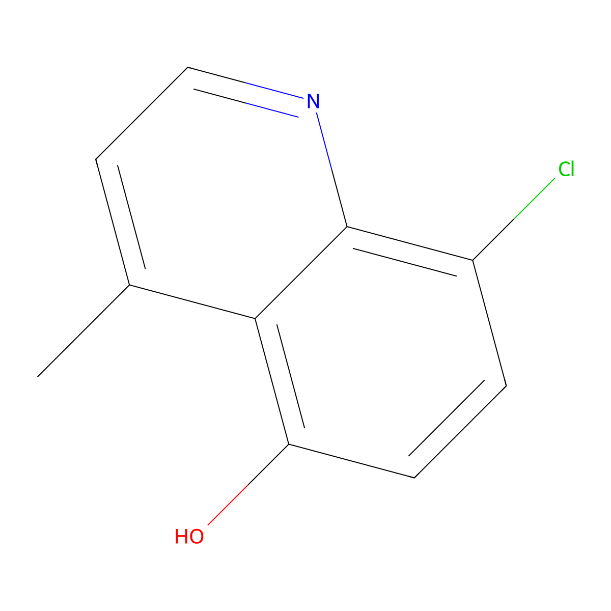 8-Chloro-4-methylquinolin-5-ol molecular structure, CAS 16026-78-1
