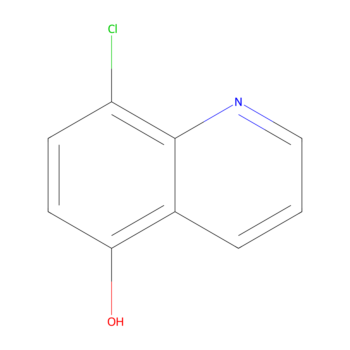 8-Chloroquinolin-5-ol molecular structure, CAS 16026-85-0