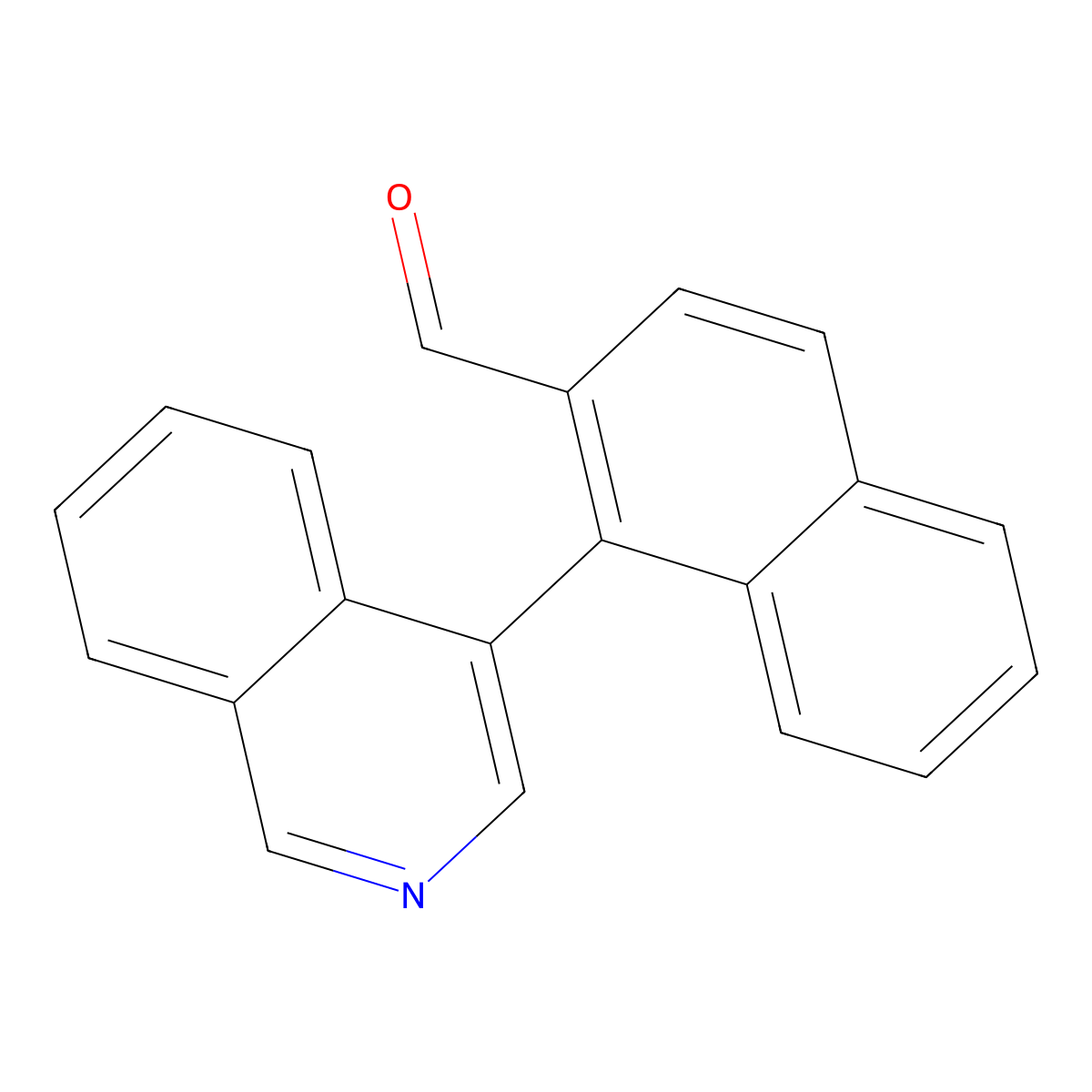1-(Isoquinolin-4-yl)-2-naphthaldehyde molecular structure, CAS 1602653-57-5