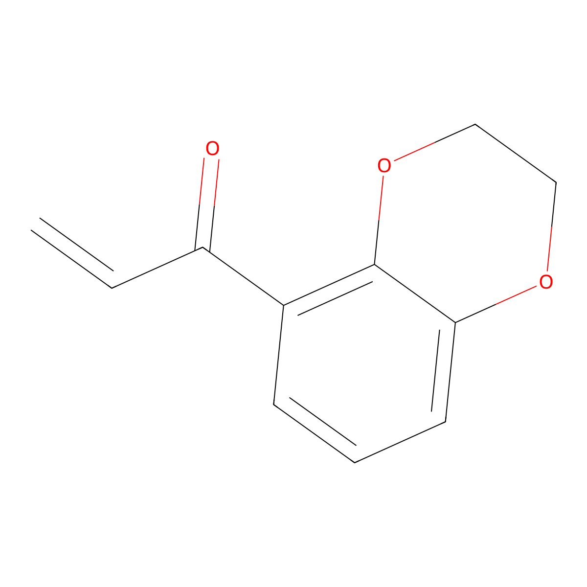 1-(2,3-Dihydro-1,4-benzodioxin-5-yl)prop-2-en-1-one molecular structure, CAS 1602816-31-8