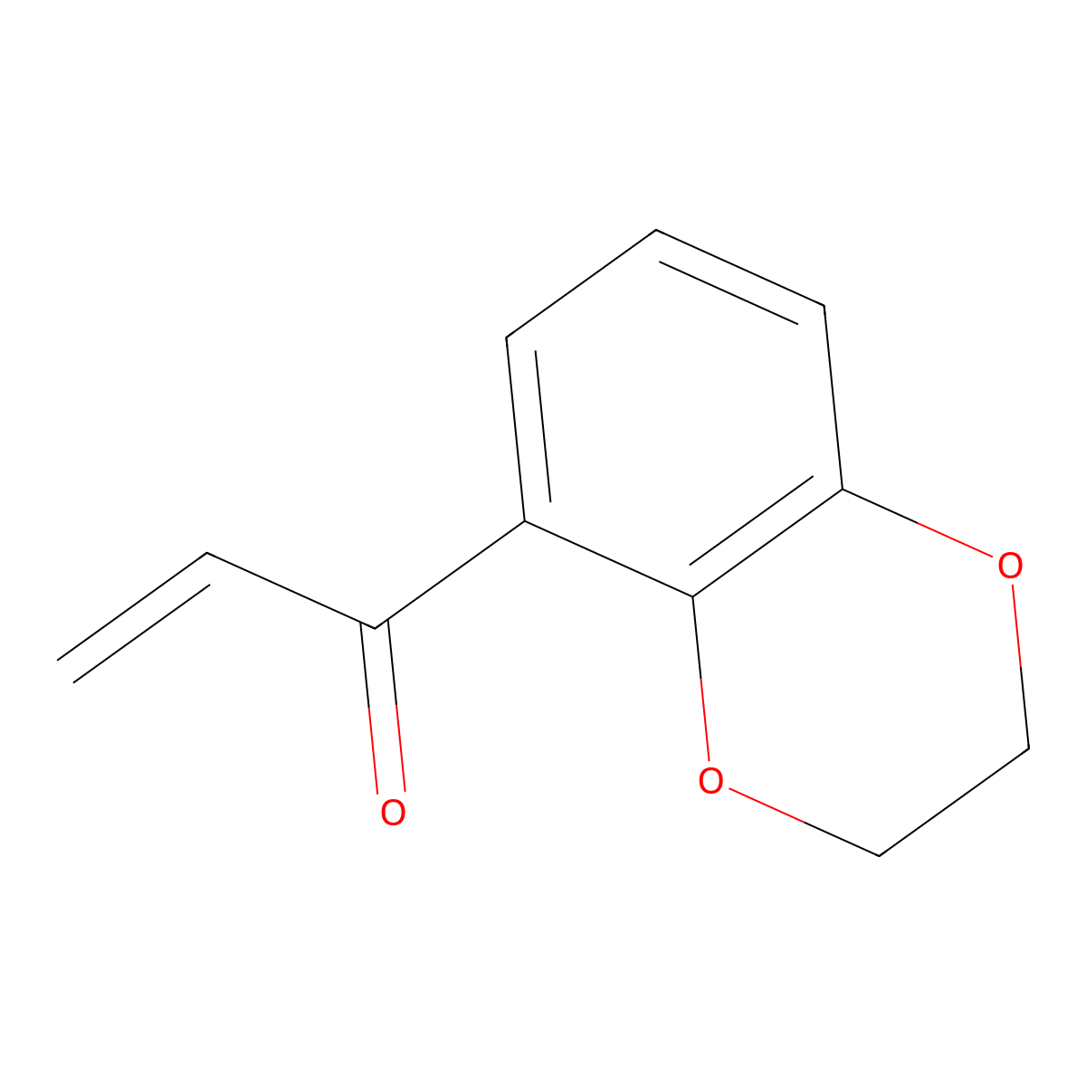 1-(2,3-Dihydro-1,4-benzodioxin-5-yl)prop-2-en-1-one molecular structure, CAS 1602816-31-8