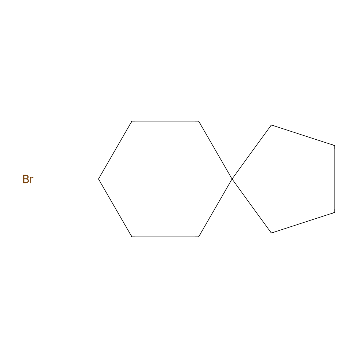 8-Bromospiro[4.5]decane molecular structure, CAS 1602918-79-5