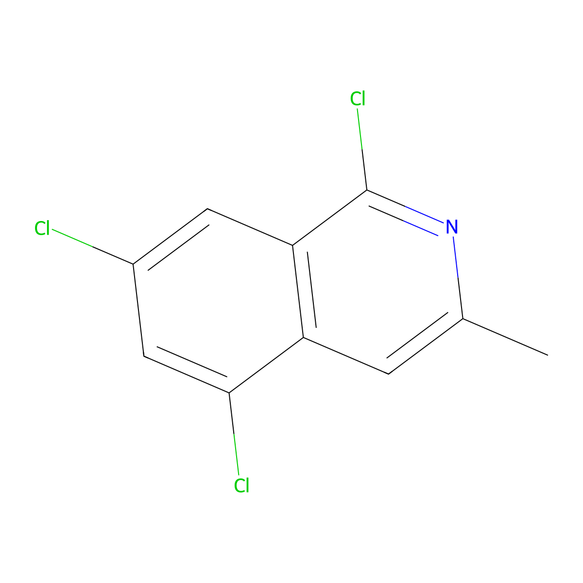 1,5,7-Trichloro-3-methylisoquinoline molecular structure, CAS 1602949-87-0