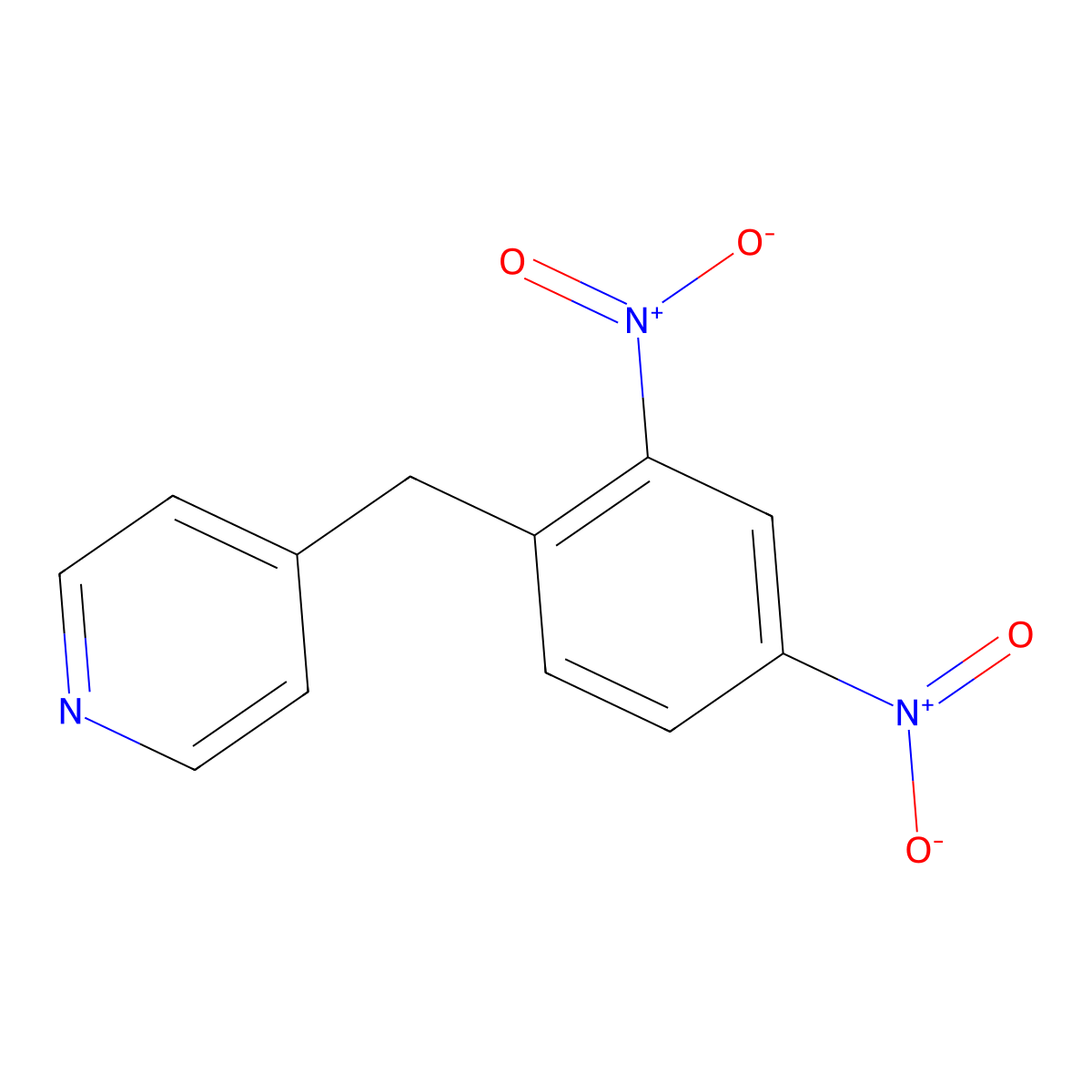 4-(2,4-Dinitrobenzyl)pyridine molecular structure, CAS 1603-85-6