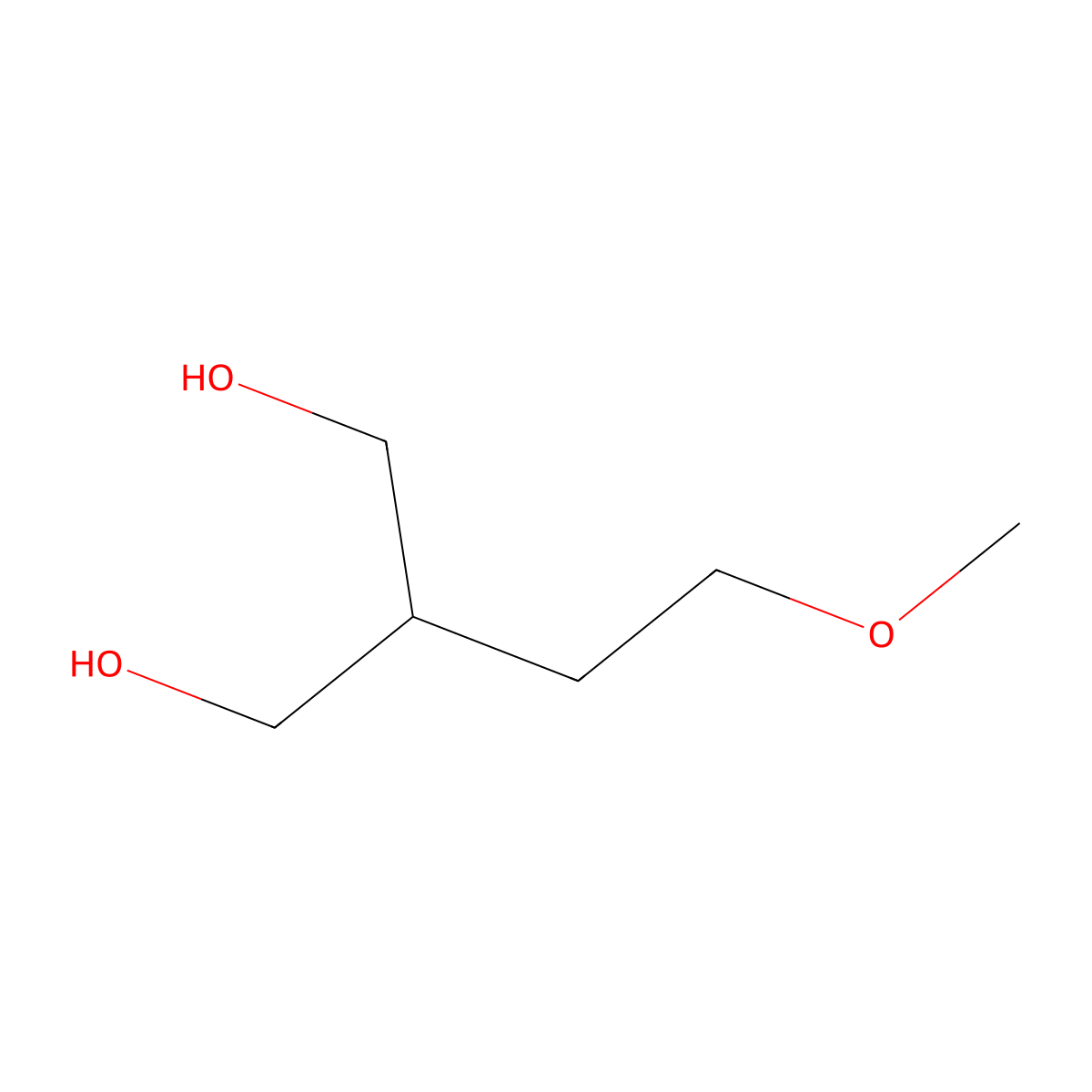 2-(2-Methoxyethyl)propane-1,3-diol molecular structure, CAS 160319-70-0