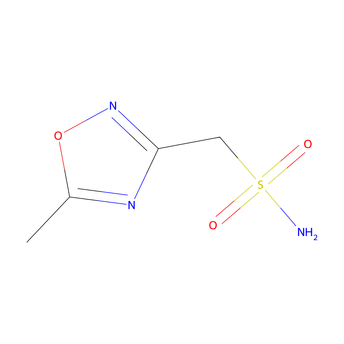 (5-Methyl-1,2,4-oxadiazol-3-yl)methanesulfonamide molecular structure, CAS 1603242-28-9