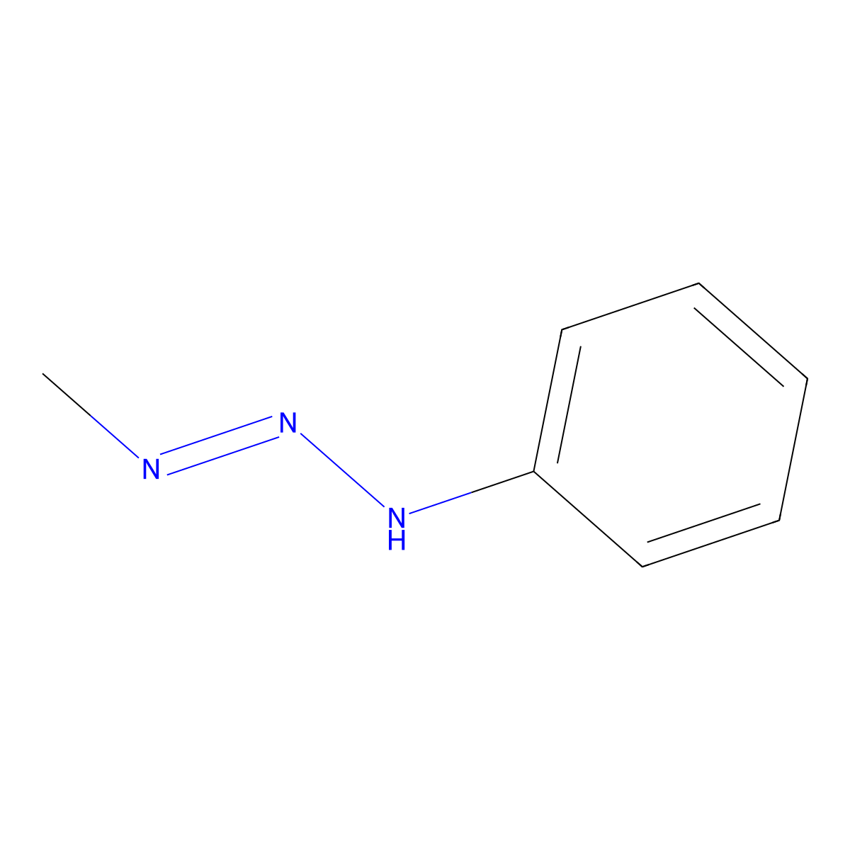 1-Methyl-3-phenyl-1-triazene molecular structure, CAS 16033-21-9
