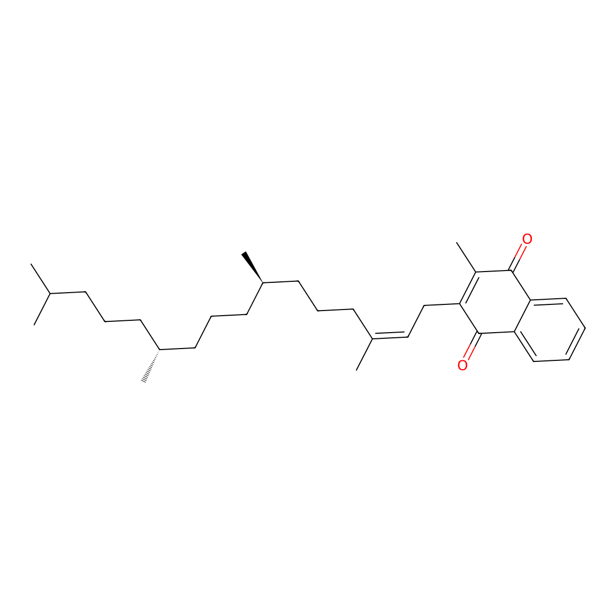 Phytonadione, (Z)- molecular structure, CAS 16033-41-3