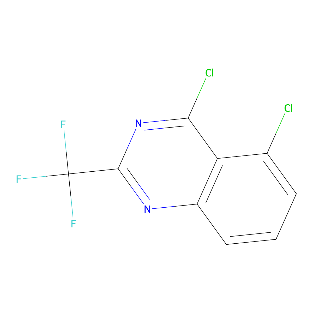 4,5-Dichloro-2-(trifluoromethyl)quinazoline molecular structure, CAS 1603341-18-9