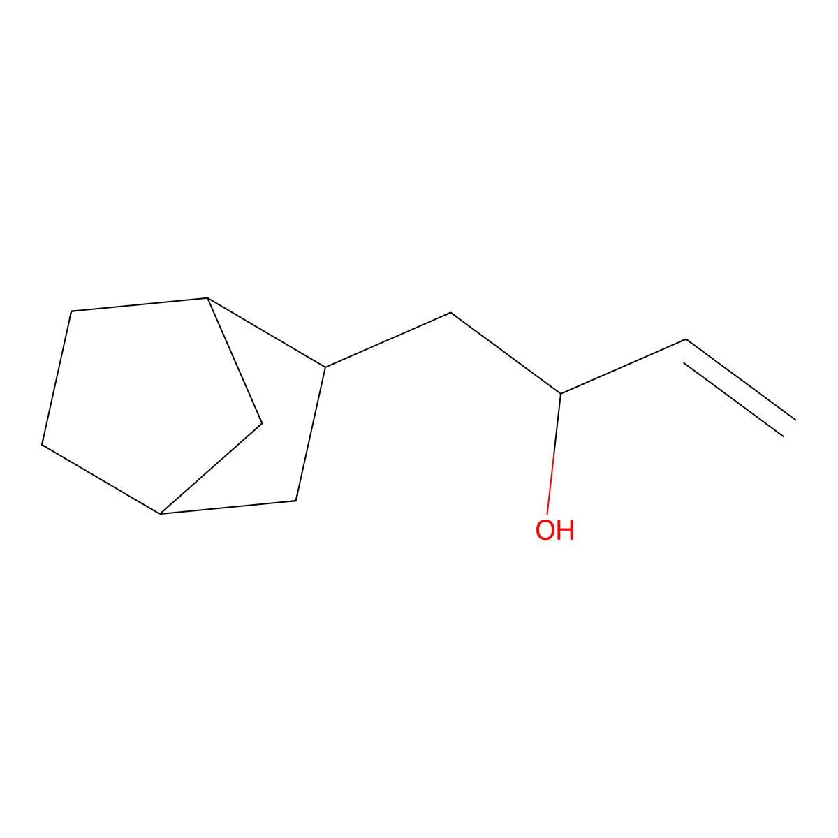 1-{Bicyclo[2.2.1]heptan-2-yl}but-3-en-2-ol molecular structure, CAS 1603534-19-5