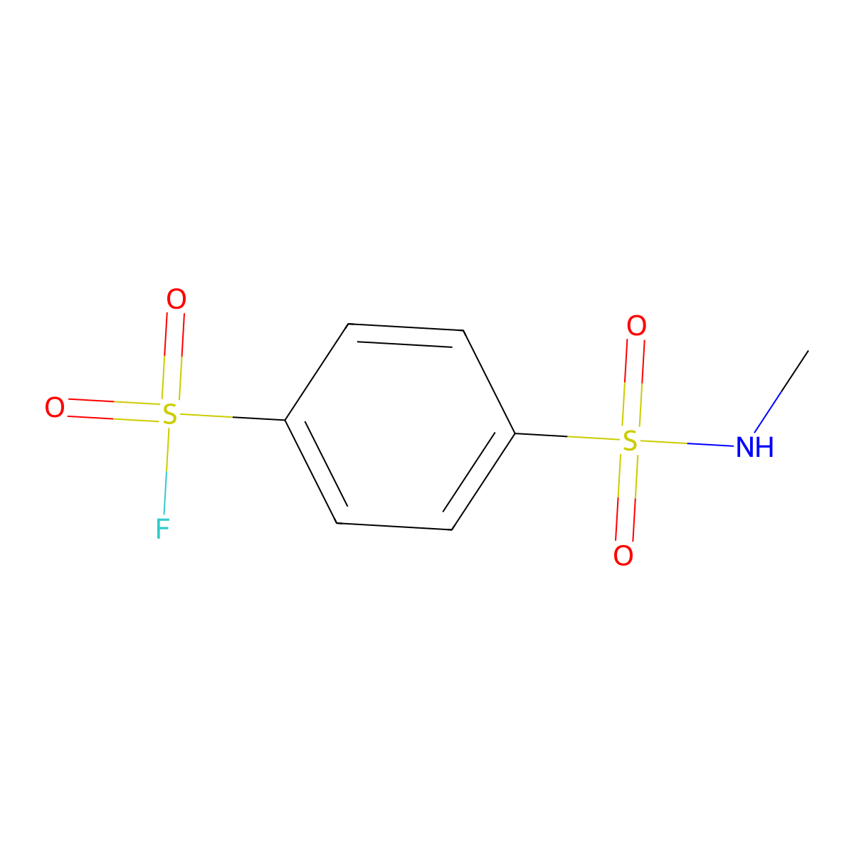 4-(Methylsulfamoyl)benzene-1-sulfonyl fluoride molecular structure, CAS 1603563-62-7