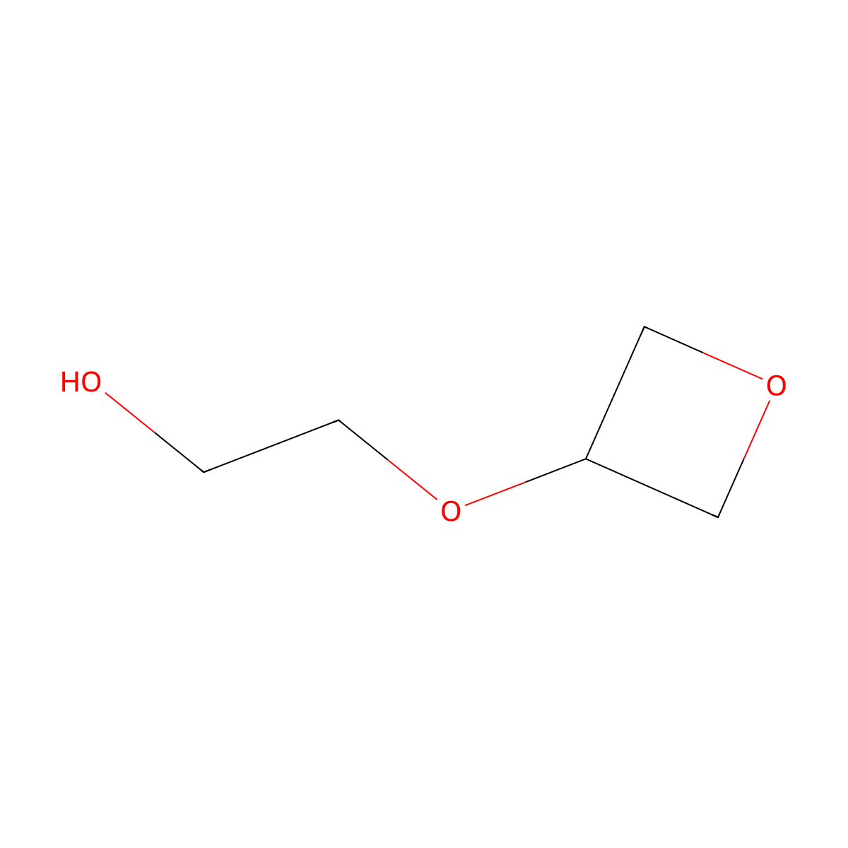 2-(Oxetan-3-yloxy)ethan-1-ol molecular structure, CAS 1603569-32-9