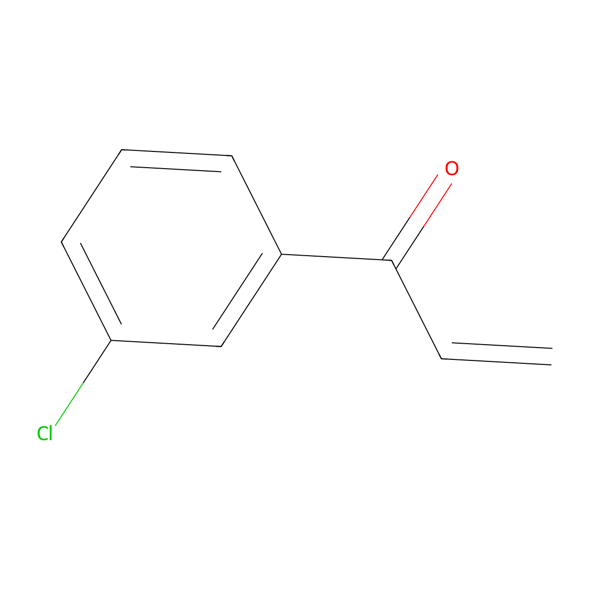 1-(3-Chlorophenyl)prop-2-en-1-one molecular structure, CAS 160388-09-0