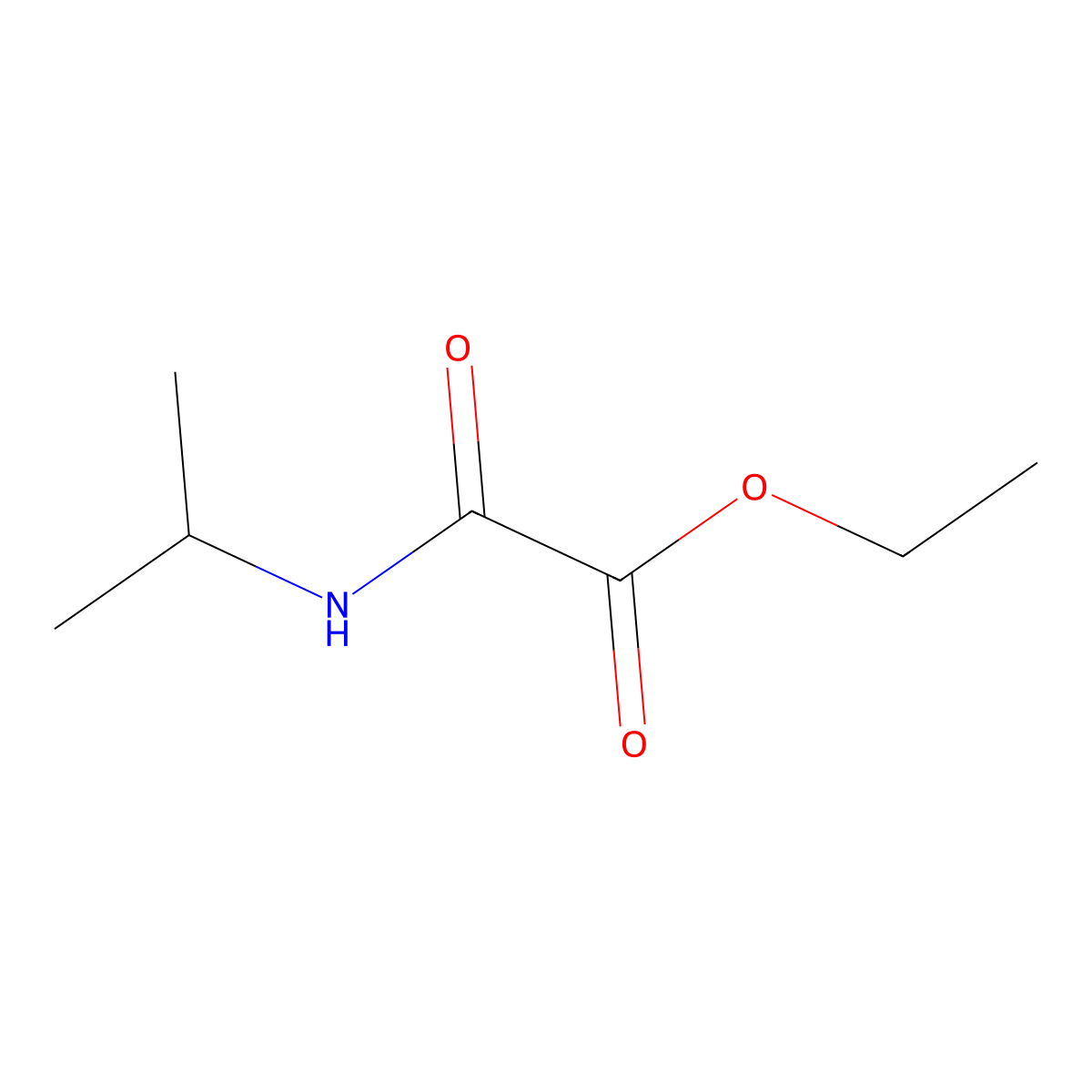 Ethyl (isopropylamino)(oxo)acetate molecular structure, CAS 160418-11-1