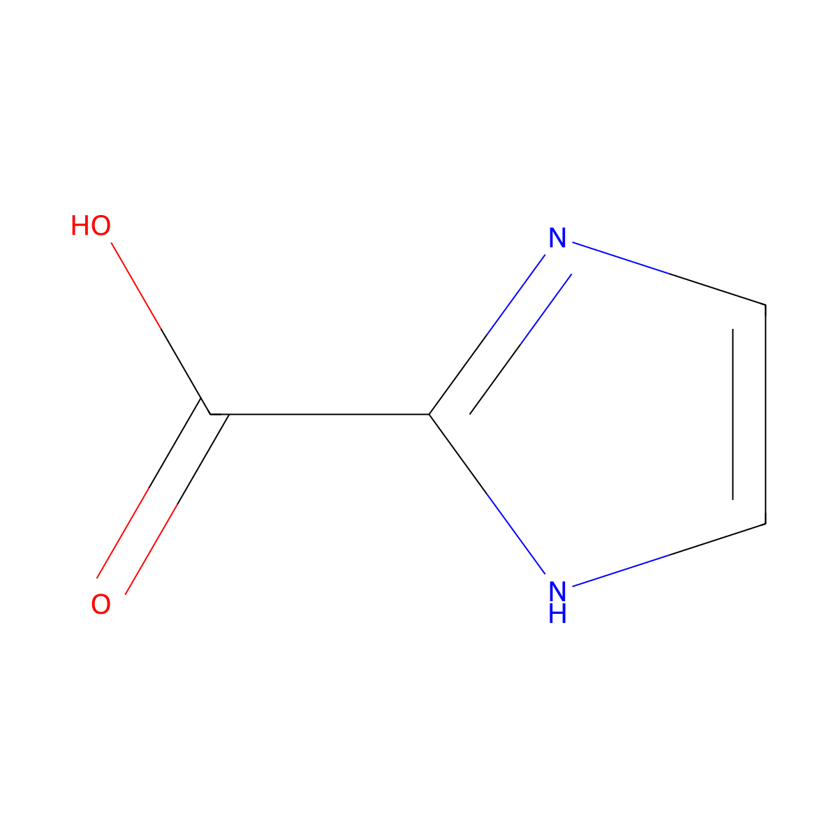 1H-Imidazole-2-carboxylic acid molecular structure, CAS 16042-25-4