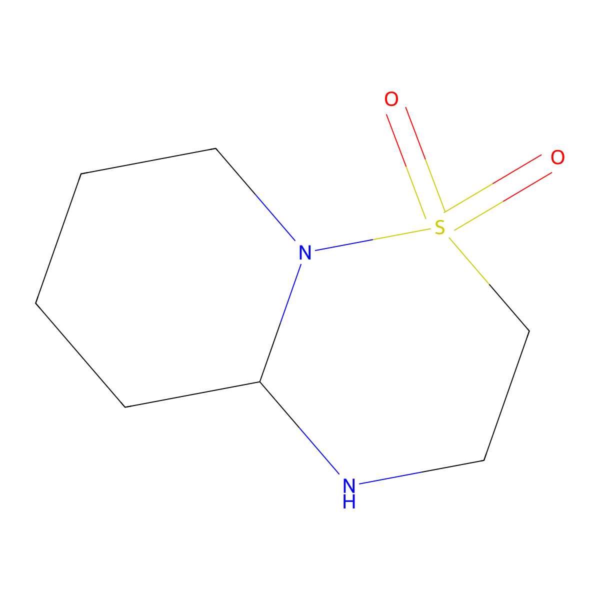 Octahydro-4lambda6-pyrido[1,2-b][1,2,4]thiadiazine-4,4-dione molecular structure, CAS 160427-82-7