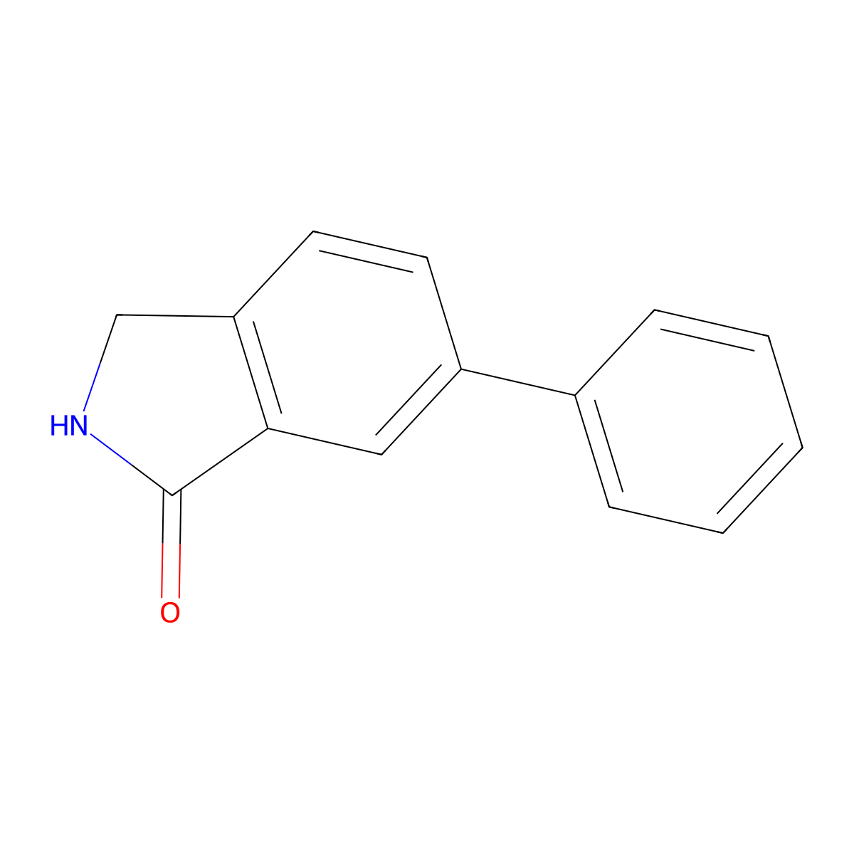 6-Phenylisoindolin-1-one molecular structure, CAS 160450-16-8