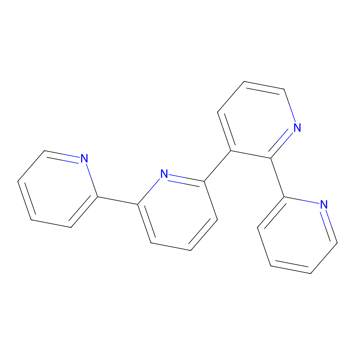 2-(Pyridin-2-yl)-3-[6-(pyridin-2-yl)pyridin-2-yl]pyridine molecular structure, CAS 160464-27-7